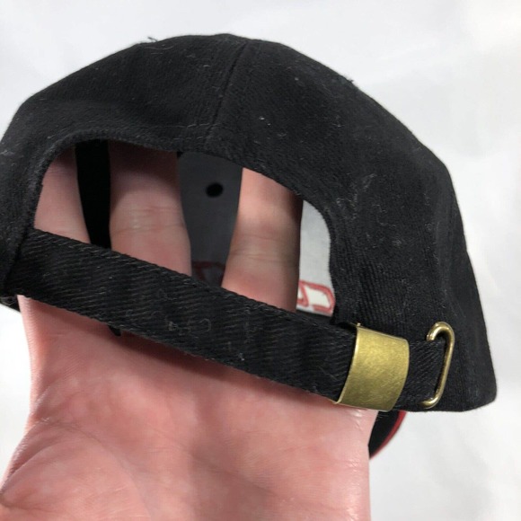 Coast Hat Cap Red Black Adjustable One Size Fits Most Strap Embroidered OSFM - Picture 9 of 12